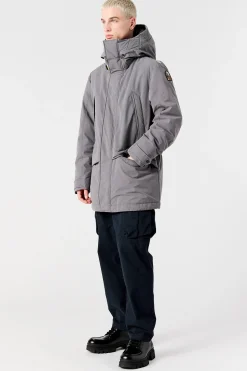 EFREM - VESTE LONGUE À CAPUCHE