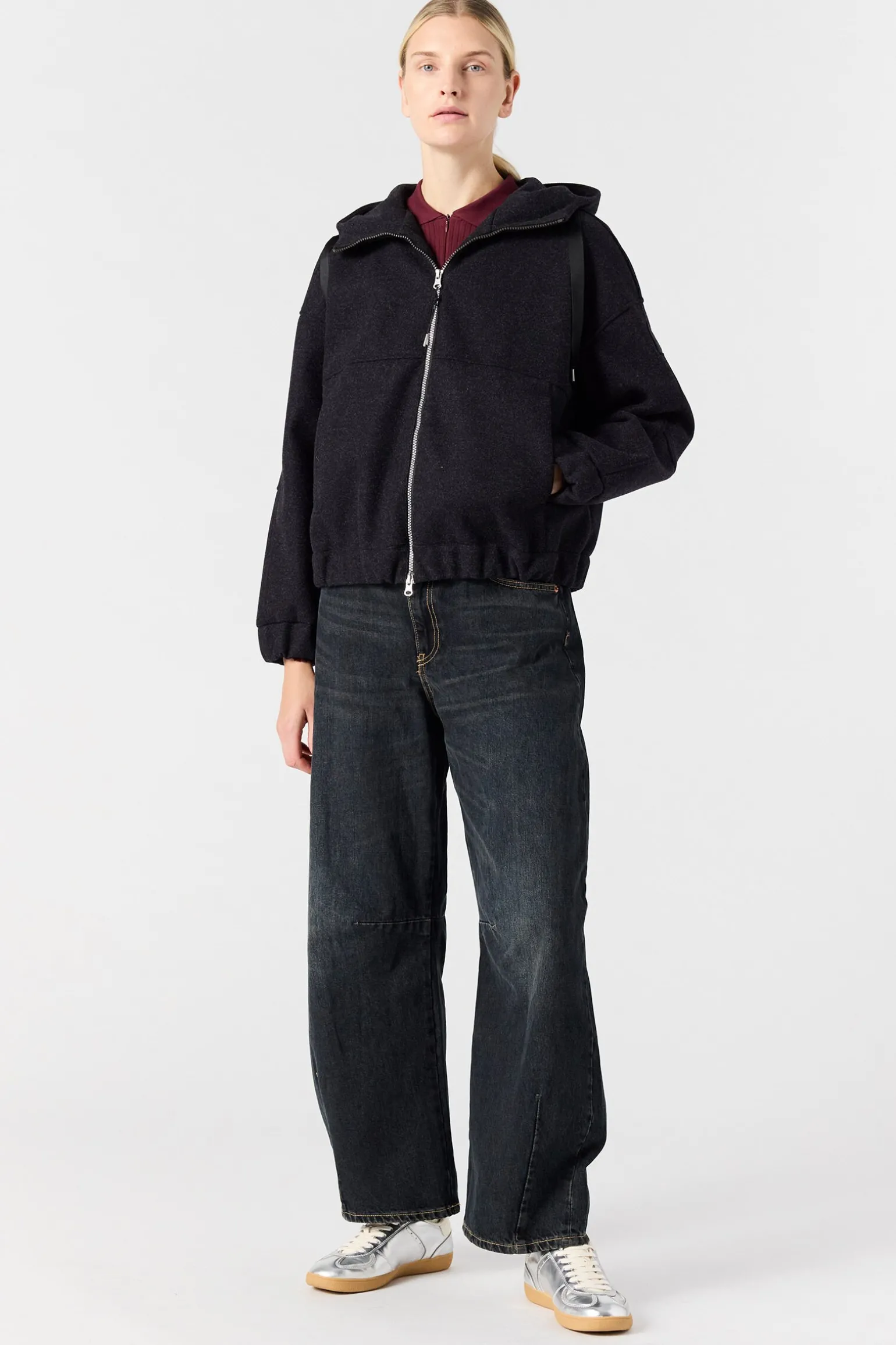 ILEAN - SWEAT-SHIRT EN FLANELLE