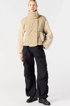 KAEDE - BLOUSON BOMBER EN POLAIRE BOUCLÉ