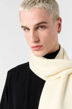 PLAIN - ÉCHARPE EN LAINE MÉRINOS